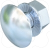 Imagem de Parafuso de cabeca boleada com porca combinada M6x30 St F