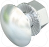 Imagem de Parafuso de cabeca boleada com porca combinada M6x12 A2 1.4301 2B