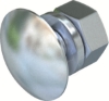 Imagem de Parafuso de cabeca boleada para TPS + anilha + porca M10x25 St F