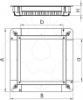 Imagem de Caixa de pavimento para GES9/55UV 367x367x55, St, FS