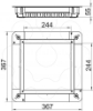 Imagem de Caixa de pavimento para GES9/55UV 367x367x55, St, FS