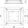 Imagem de Caixa de pavimento 250-3 para GES4 410x367x70, St, FS