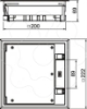 Imagem de Kit completo 6 Modul 45 para instalação universal, PA, cinzento, 7011