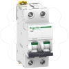 Imagem de Acti9 iC60H   Disjuntor   2P   6A   Curva C   10000A IEC 60898 1   15kA IEC 60947 2