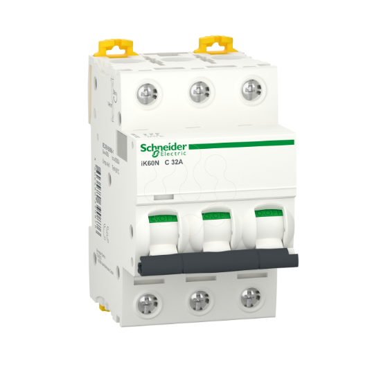 Imagem de Acti9 iK60N   Disjuntor   3P   32A   Curva C   6000A IEC 60898 1