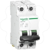 Imagem de miniature circuit breaker - C60H - 2 poles - 63 A - C curve