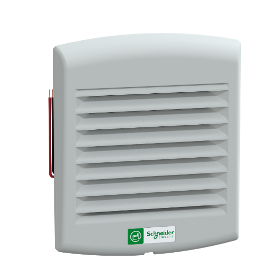 Imagem de Ventilador ClimaSys IP54 38m3/h 24V DC com grelha de saida e filtro G2