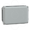 Imagem de Caixa industrial metálica - tampa lisa baixa - A155xL105xP61 - IP55 - cinzento RAL 7035