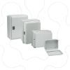 Imagem de Caixa industrial metálica - tampa lisa baixa - A206xL156xP83 - IP55 - cinzento RAL 7035