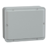 Imagem de Caixa industrial metalica - tampa lisa baixa - A256xL206xP93 - IP55 - cinzento RAL 7035