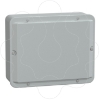Imagem de Caixa industrial metalica - tampa lisa baixa - A256xL206xP93 - IP55 - cinzento RAL 7035