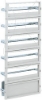 Imagem de Chassis de distribuição modular DLP 114 módulos (18mm) material isolante para PLA 1250x500