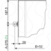 Imagem de Conjunto de suportes de fixação à parede para vers.PLA ou PLAT (4 ou 6 suportes)