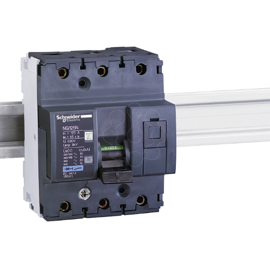 Imagem de Miniature circuit breaker Acti9 NG125N 3P 50 A C curve 25 kA IEC 60947 2