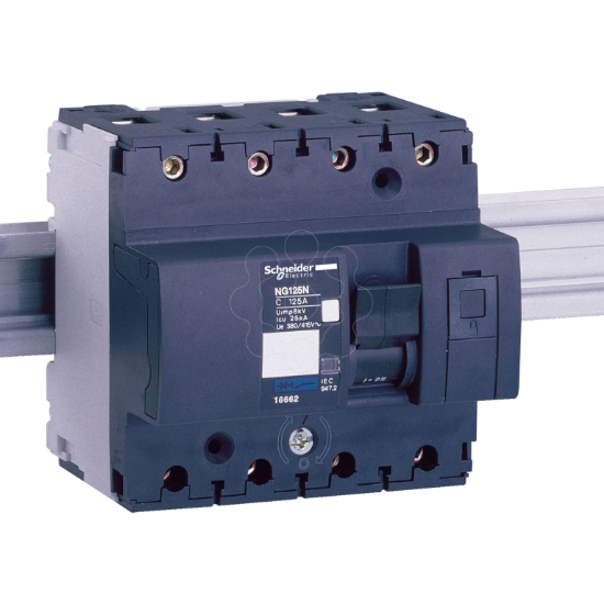 Imagem de Miniature circuit breaker Acti9 NG125N 4P 50 A C curve 25 kA IEC 60947 2