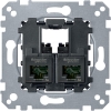 Imagem de M-Elegance - Tomada RJ45 dupla - cat. 6 - UTP