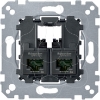 Imagem de M-Elegance - Tomada RJ45 dupla - cat. 6 - UTP
