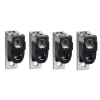 Imagem de Bornes aluminio p/ 2 cabos 35 240mm2 + separador de fases NSX400/630 INV/INS