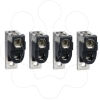 Imagem de Bornes aluminio p/ 2 cabos 35 240mm2 + separador de fases NSX400/630 INV/INS