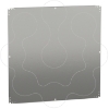 Imagem de Placa de montagem simples A1000xL1000mm em chapa de aco galvanizado