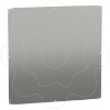 Imagem de Placa de montagem simples A1200xL1200mm em chapa de aço galvanizado