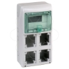 Imagem de Mureva - Quadros para tomadas - 4 aberturas - 1x8 modulos
