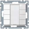 Imagem de Pulsador Dinamico 4 elementos plus branco polar brilhante System M