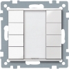 Imagem de Pulsador Dinamico 4 elementos plus branco polar brilhante System M