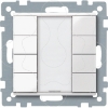 Imagem de Pulsador Dinamico 4 elementos plus branco polar brilhante System M