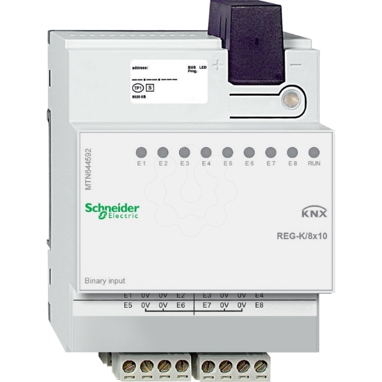 Imagem de Modulo de entrada binaria KNX REG-K/8X10