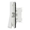 Imagem de Comutador de escada duplo, Mureva Styl, encastrar/saliente, IP55, 16A, Branco