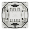 Imagem de Comutador de escada duplo, Mureva Styl, encastrar/saliente, IP55, 16A, Branco