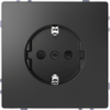 Imagem de D-Life - Tomada 2P+T com obturadores lig.rapida - 16A - Antracite