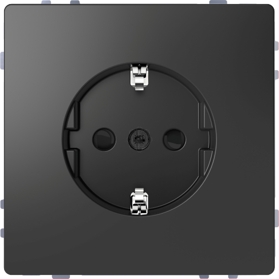 Imagem de D-Life - Tomada 2P+T com obturadores lig.rapida - 16A - Antracite