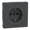 Imagem de D-Life - Tomada 2P+T com obturadores lig.rapida - 16A - Antracite