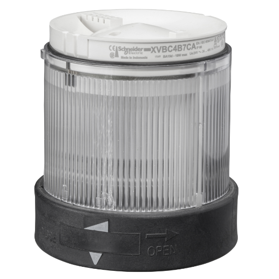 Imagem de Unidade iluminada   luz fixa   branca   250 v max.