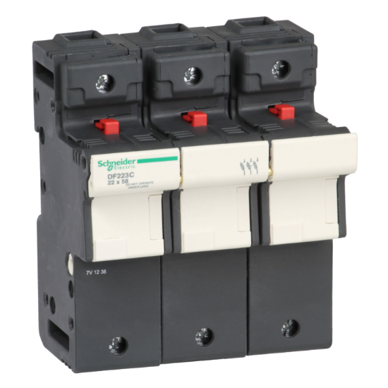 Imagem de TeSyS porta-fusível 3P 125A - tamanho fusível 22 x 58 mm