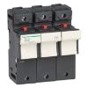 Imagem de TeSyS porta-fusível 3P 125A - tamanho fusível 22 x 58 mm