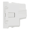 Imagem de Tomada 2P+T com obturadores lig. parafuso, Unica, 16A, Branco