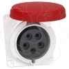 Imagem de Tomada PratiKa - parafuso - angular - 32A - 3P + N + E - 380...415 V AC - painel