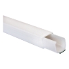 Imagem de Dexson - Mini calha - 10x10 mm - 1 compartimento - adesivo - PVC - branco