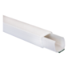 Imagem de Dexson - Mini calha - 10x10 mm - 1 compartimento - adesivo - PVC - branco