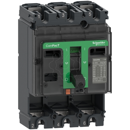 Imagem de ComPacT BLOCO DE CORTE NSX100H 70kA CA 3P 100A