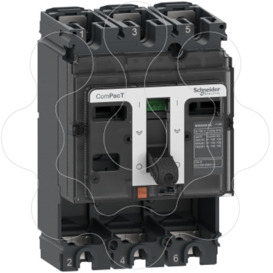 Imagem de ComPacT BLOCO DE CORTE NSX100F 36kA CC 3P 100A