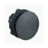 Imagem de Tampao redondo para unidades o 22 mm - preto - conjunto  de 10