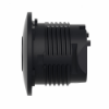 Imagem de Tampao redondo para unidades o 22 mm - preto - conjunto  de 10