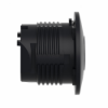 Imagem de Tampao redondo para unidades o 22 mm - preto - conjunto  de 10