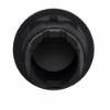 Imagem de Tampao redondo para unidades o 22 mm - preto - conjunto  de 10