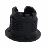 Imagem de Tampao redondo para unidades o 22 mm - preto - conjunto  de 10
