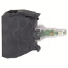 Imagem de Bloco luminoso Harmony XB4 Harmony XB5 branco para cabeca 22mm LED universal terminais de aperto de parafuso 24...120V AC/DC